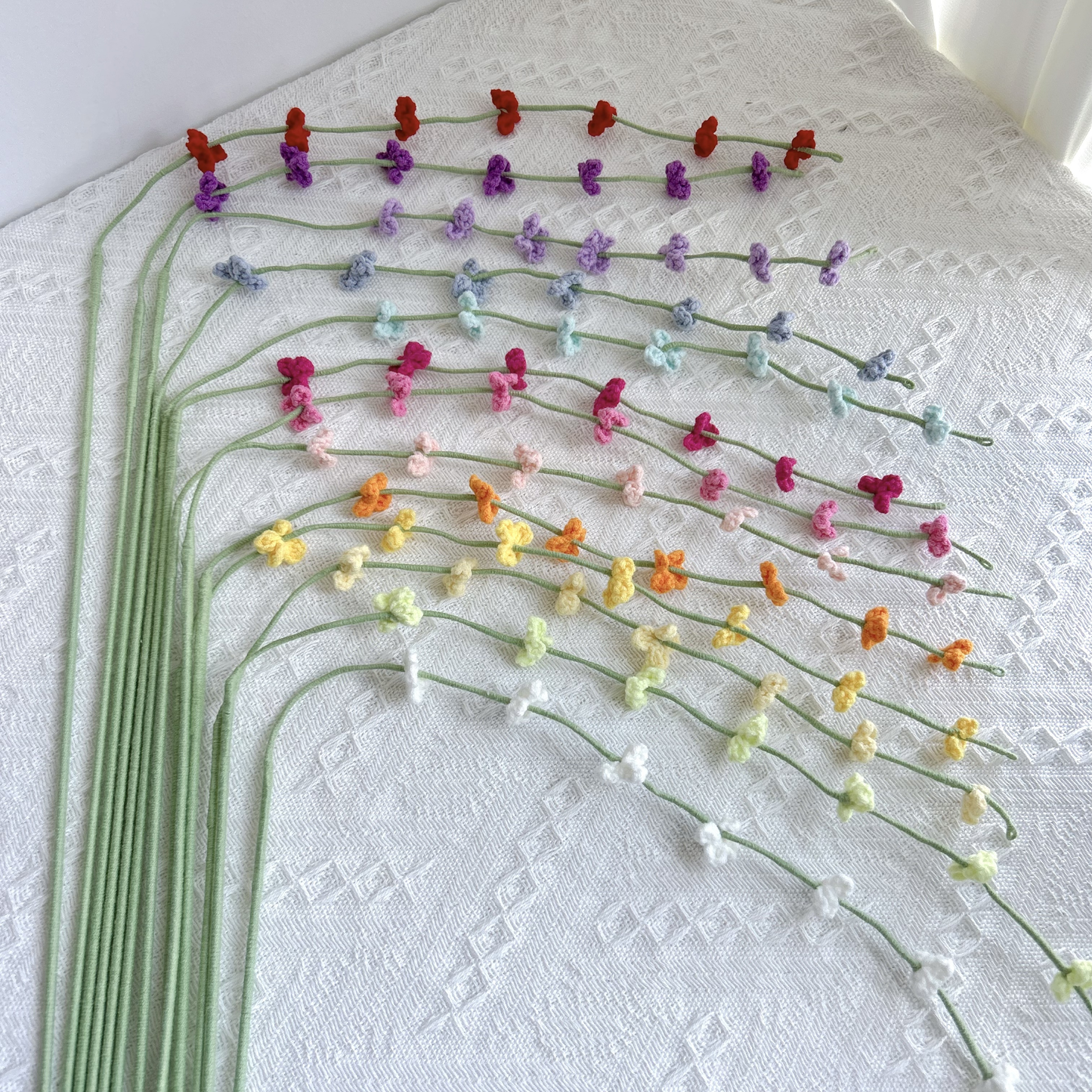 Mondo Grass Crochet Flower Stem