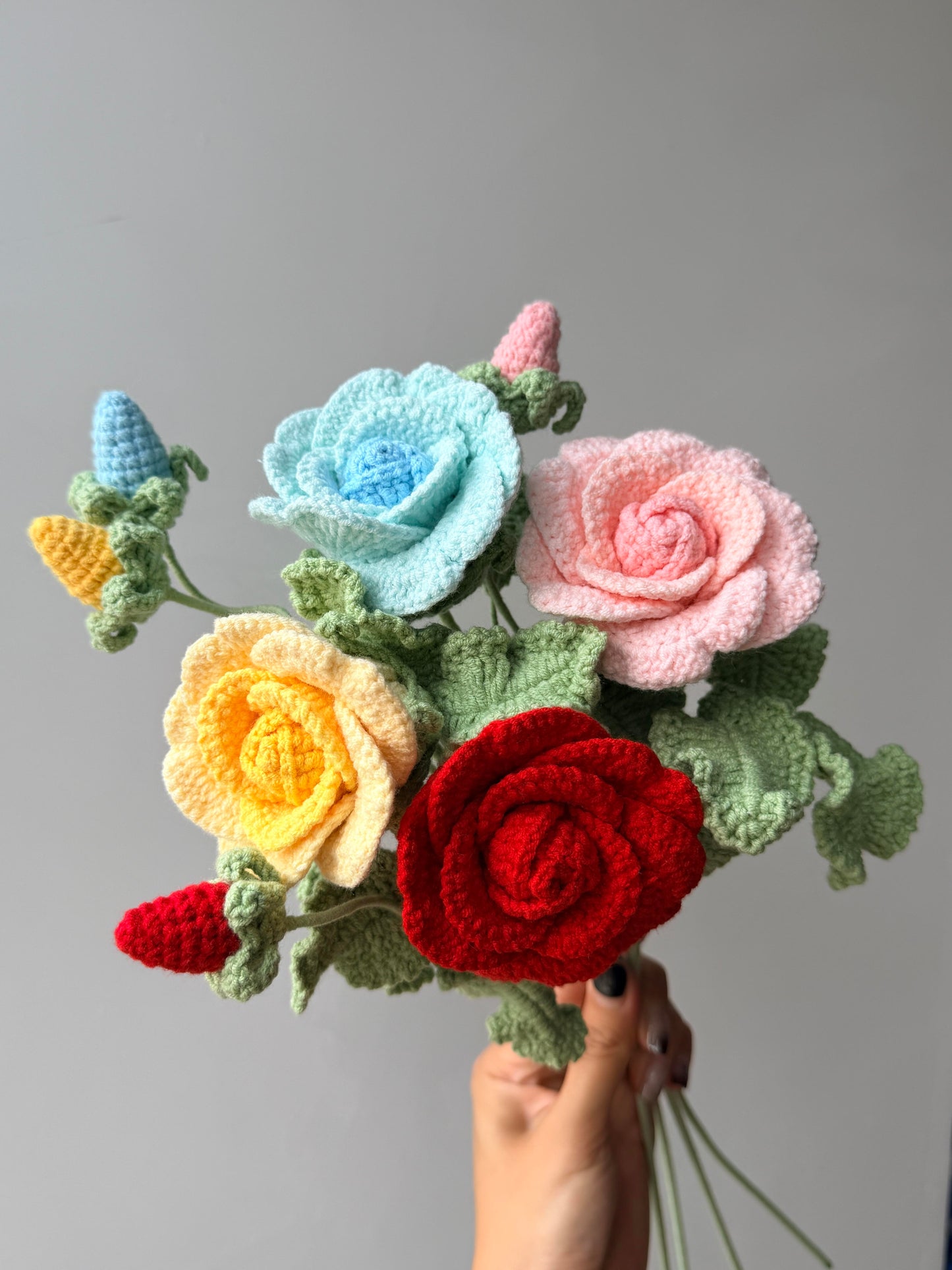 Rosa Crochet Flower Stem