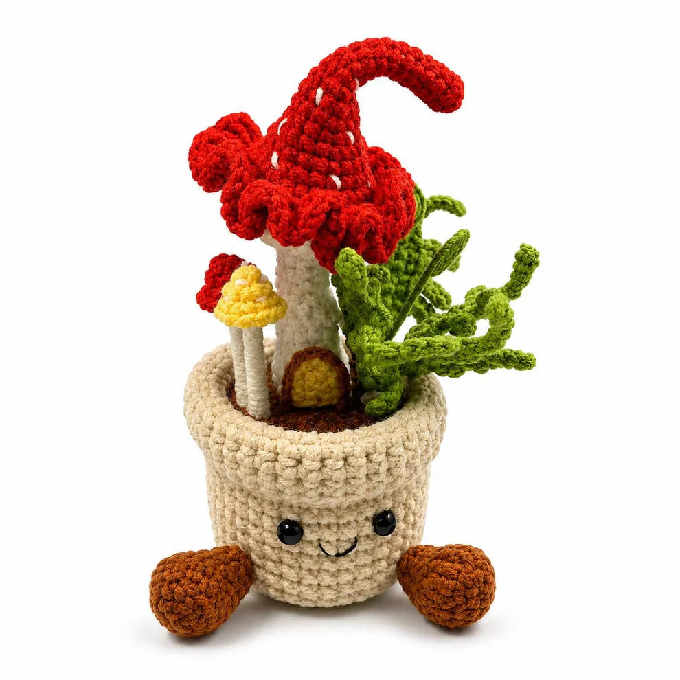Crochet Flower Pot