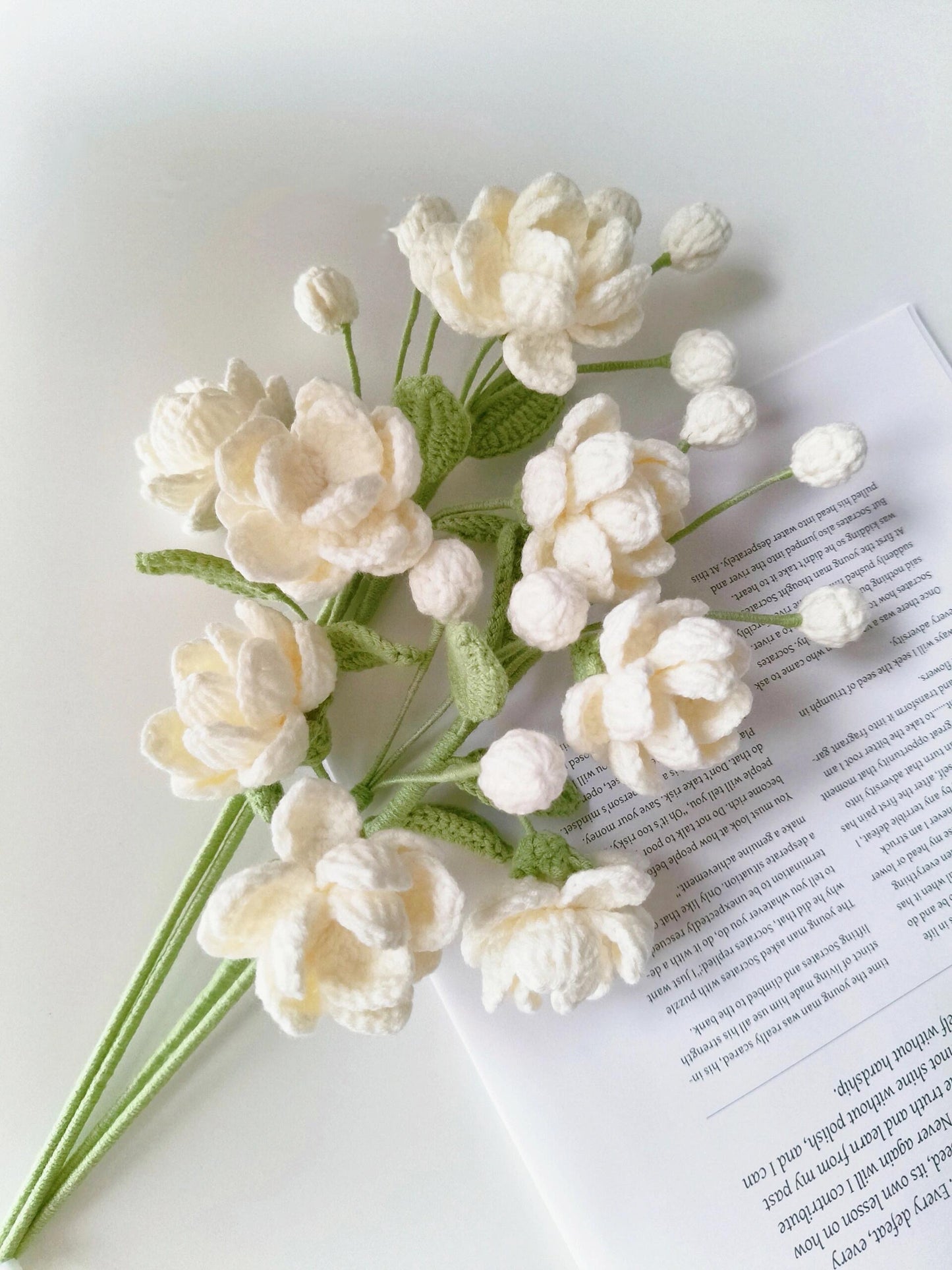 Jasmine Crochet Flower Stem