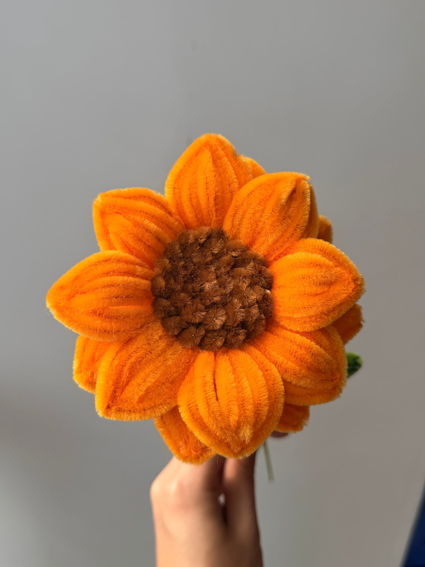Medium Sunflower Pipe Cleaner Flower