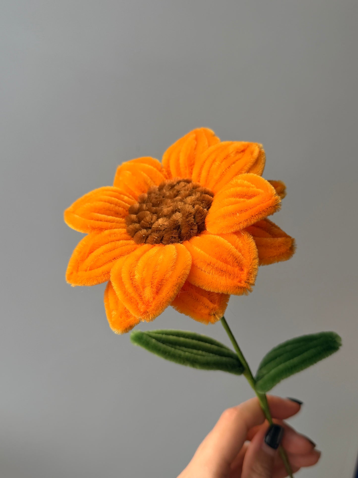 Medium Sunflower Pipe Cleaner Flower