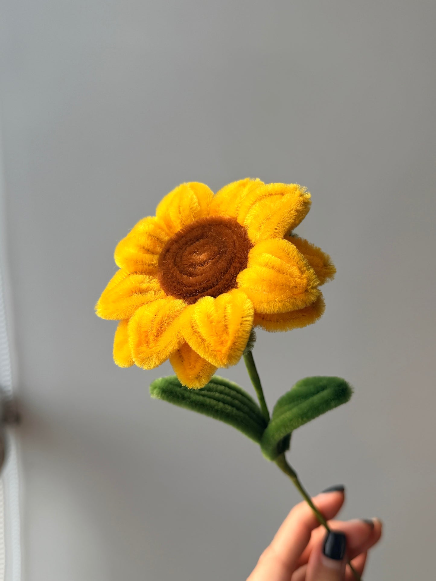 Small Sunflower Pipe Cleaner Flower
