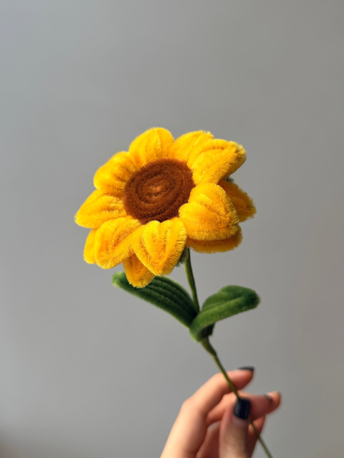 Small Sunflower Pipe Cleaner Flower