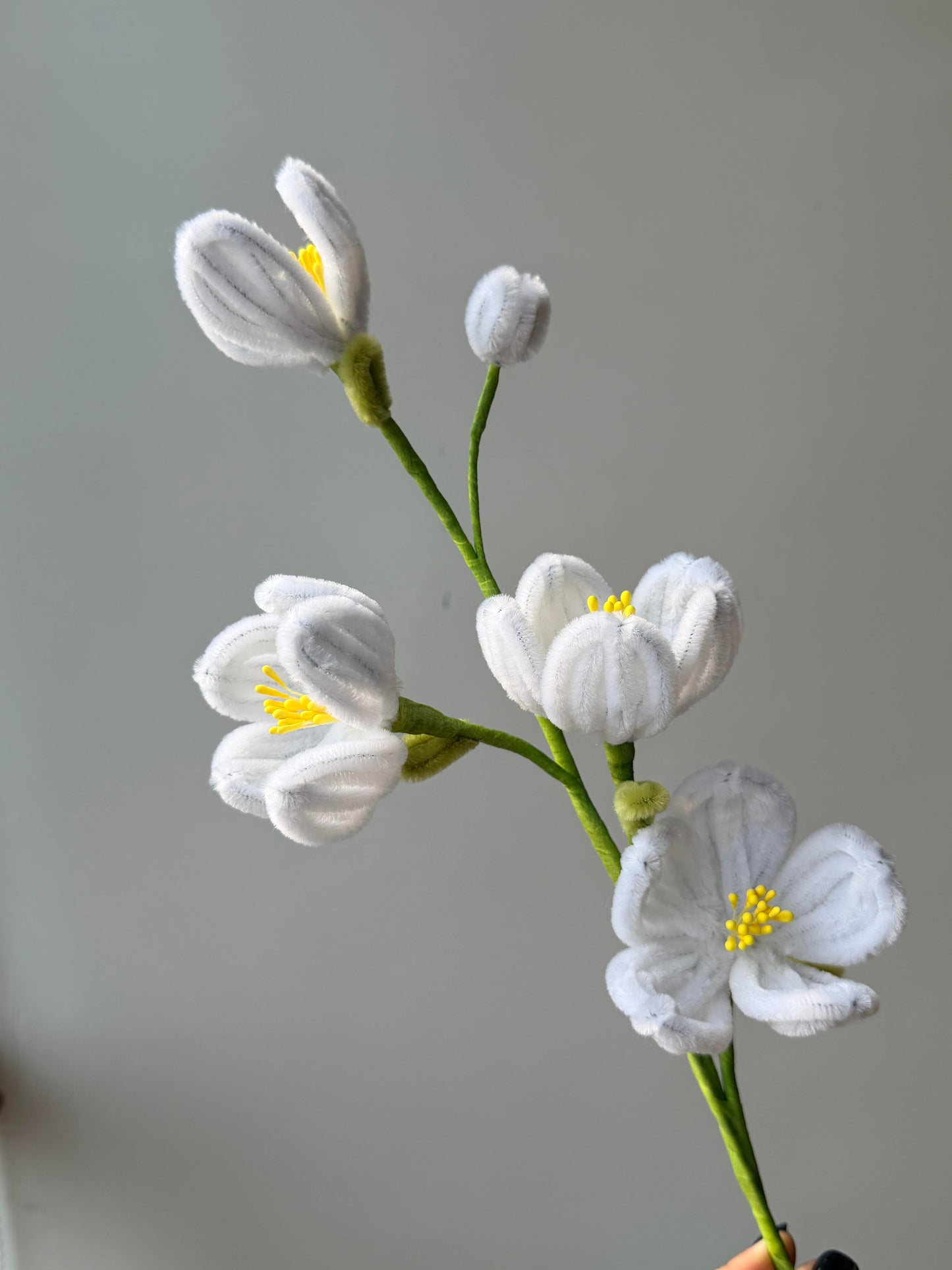 Winter Jasmine Pipe Cleaner Flower