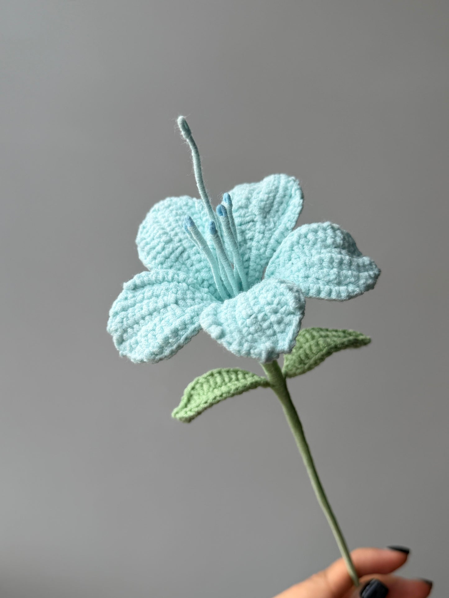 Azalea Crochet Flower Stem