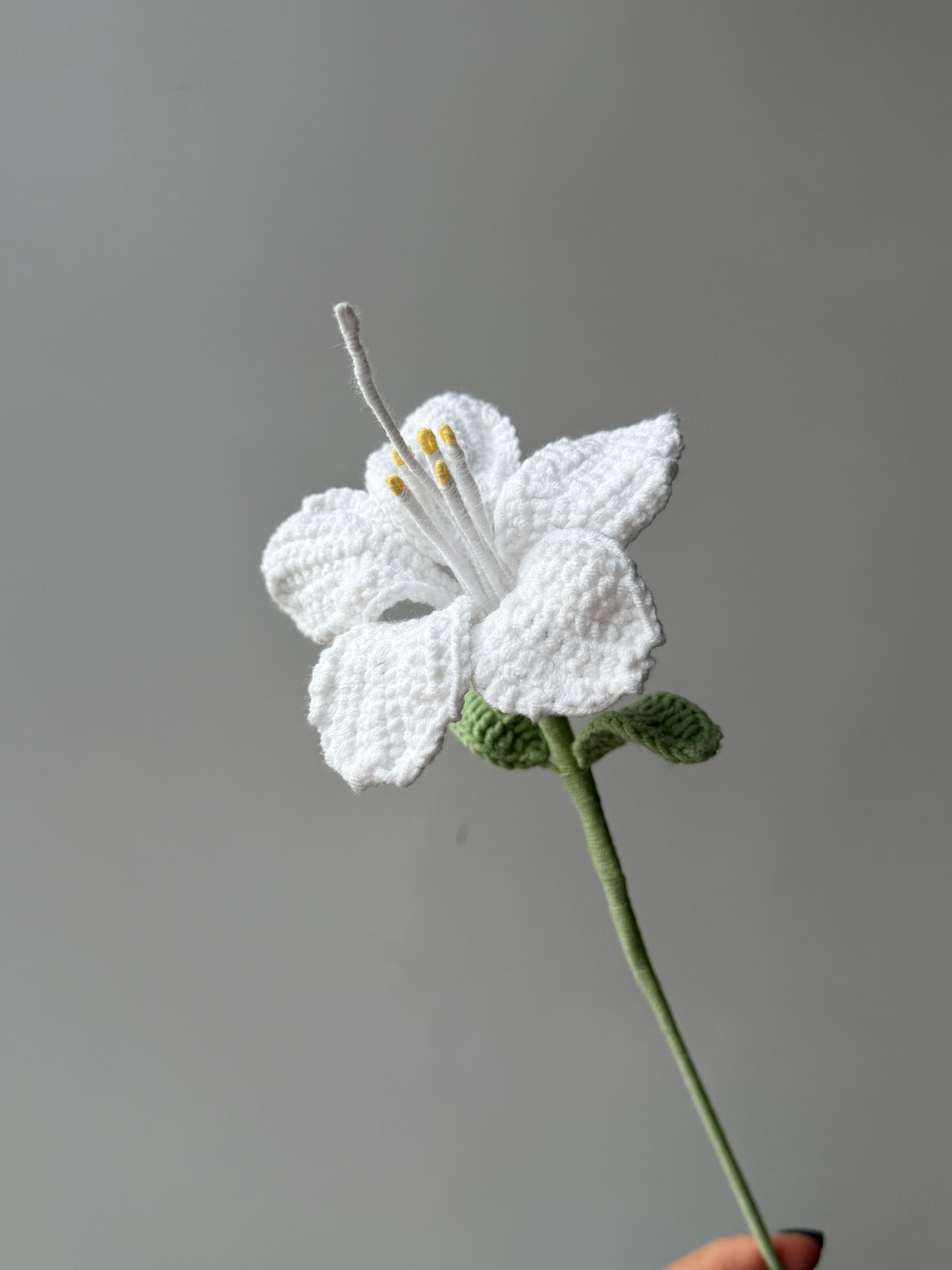 Azalea Crochet Flower Stem
