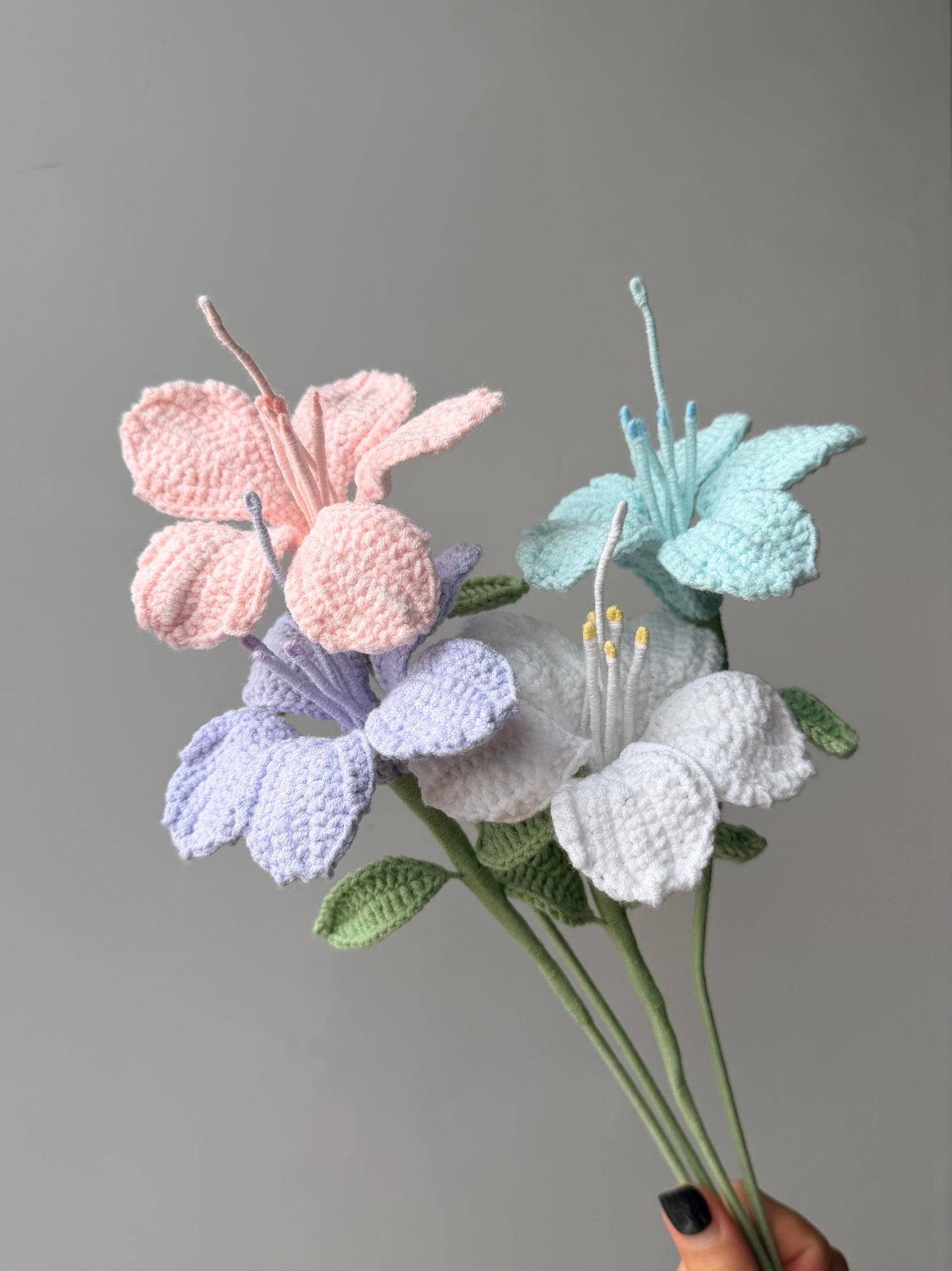 Azalea Crochet Flower Stem