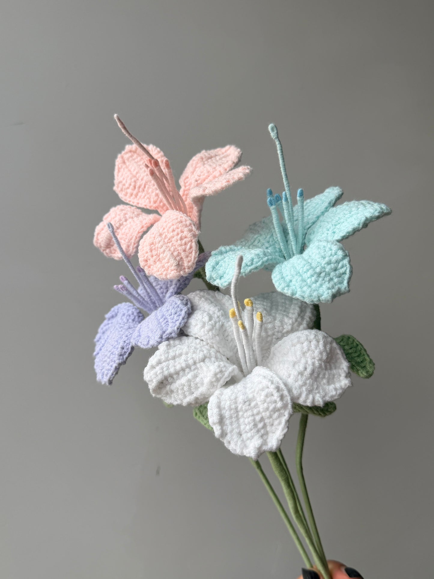 Azalea Crochet Flower Stem