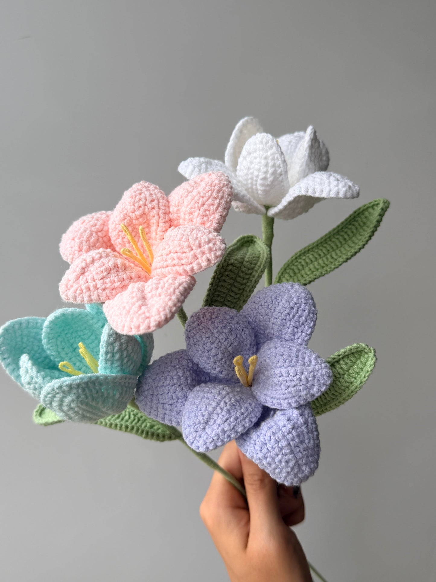 Azalea Crochet Flower Stem