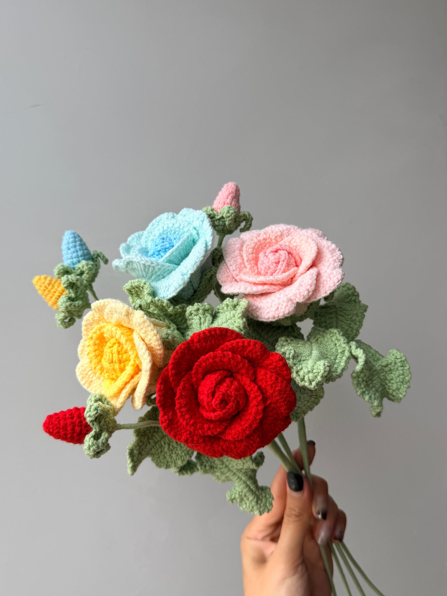 Rosa Crochet Flower Stem
