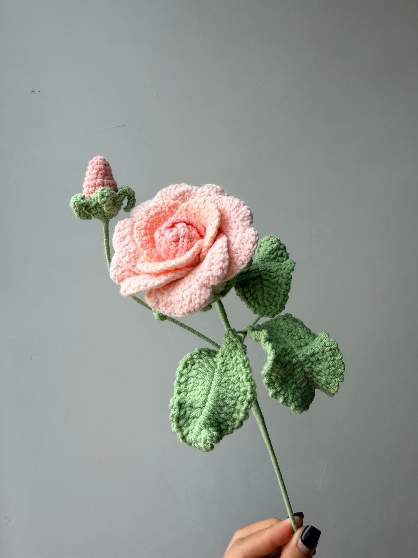 Rosa Crochet Flower Stem