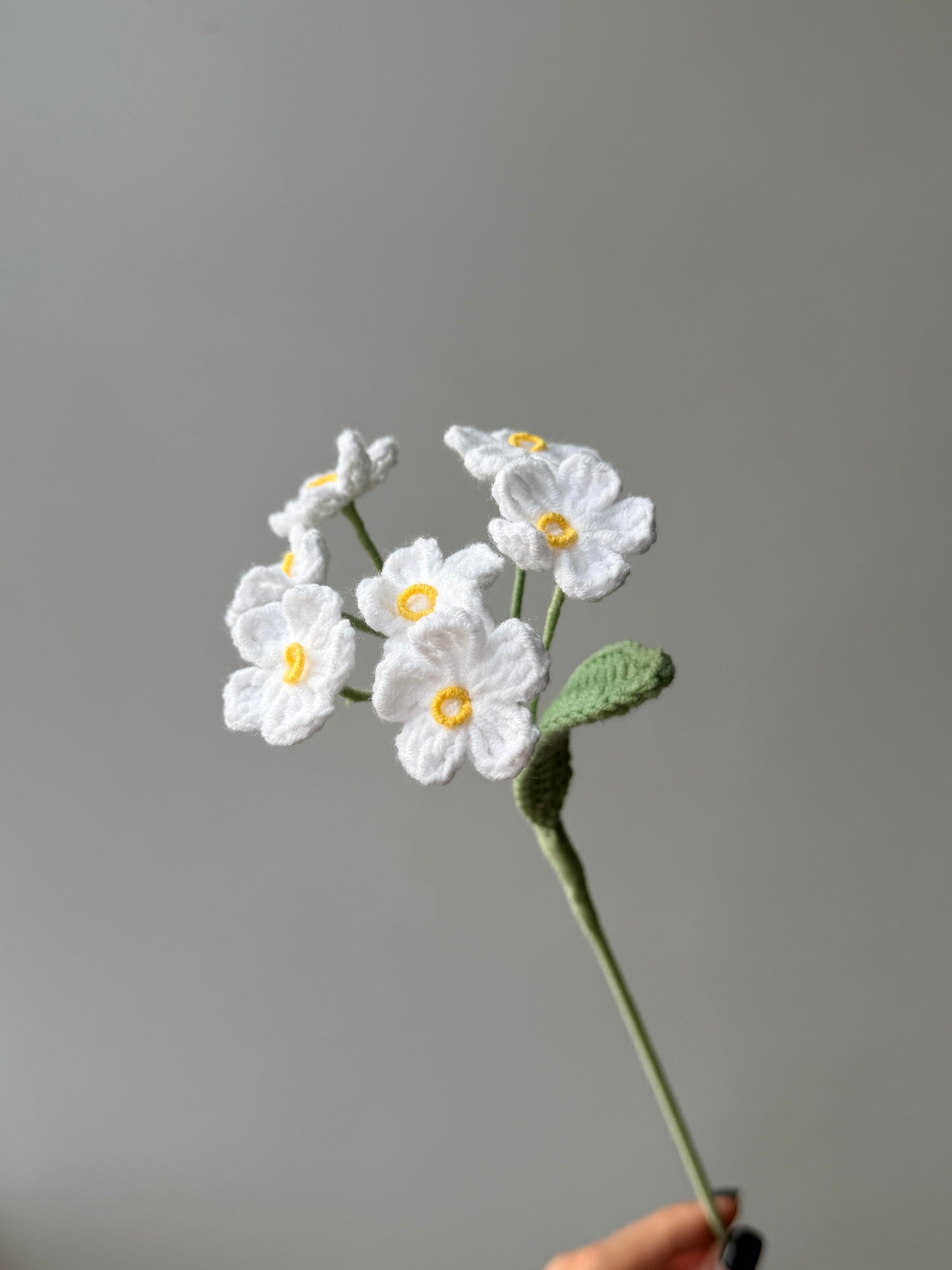 Forget me not Crochet Flower Stem