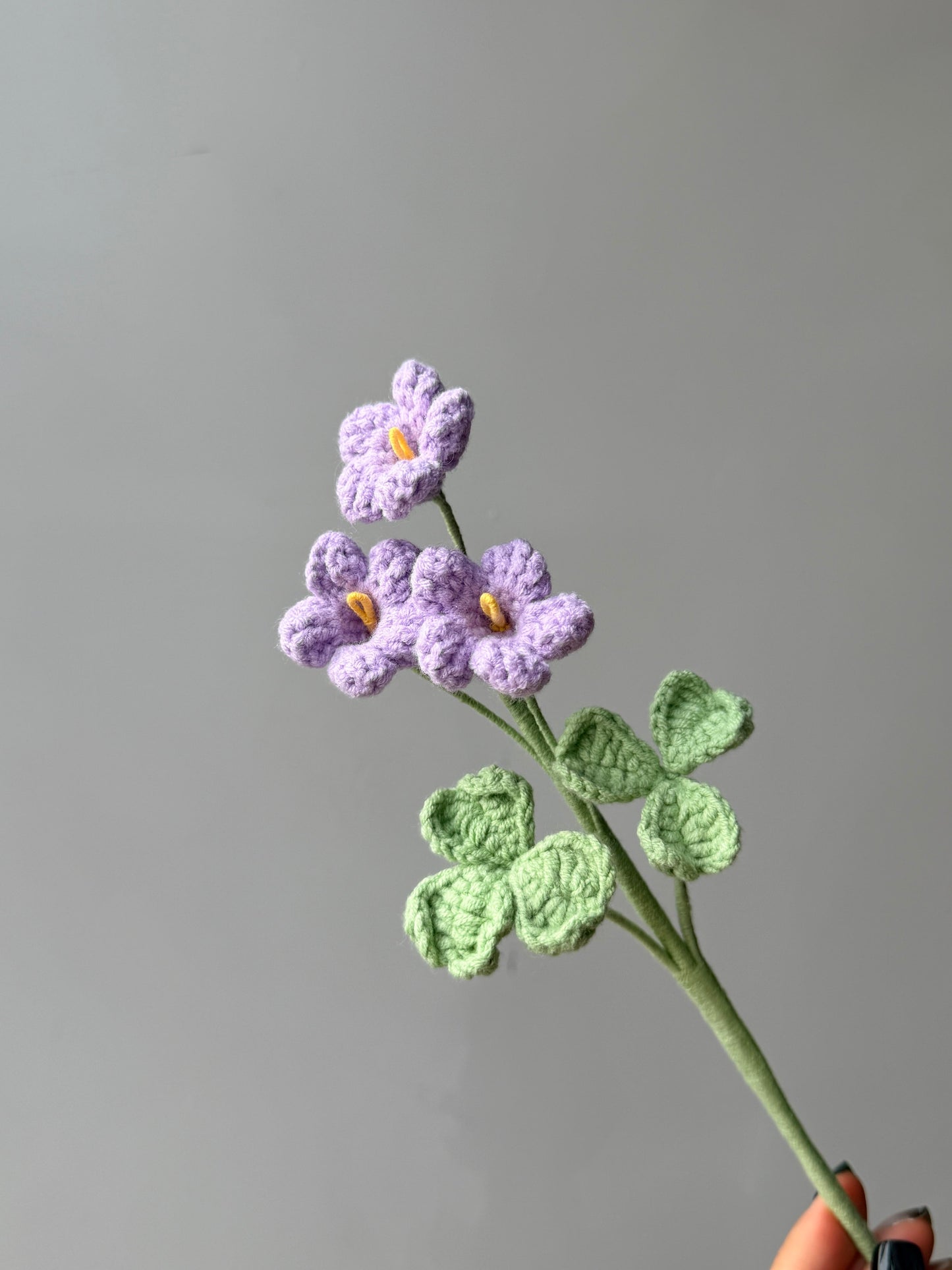 Oxalis Crochet Flower Stem