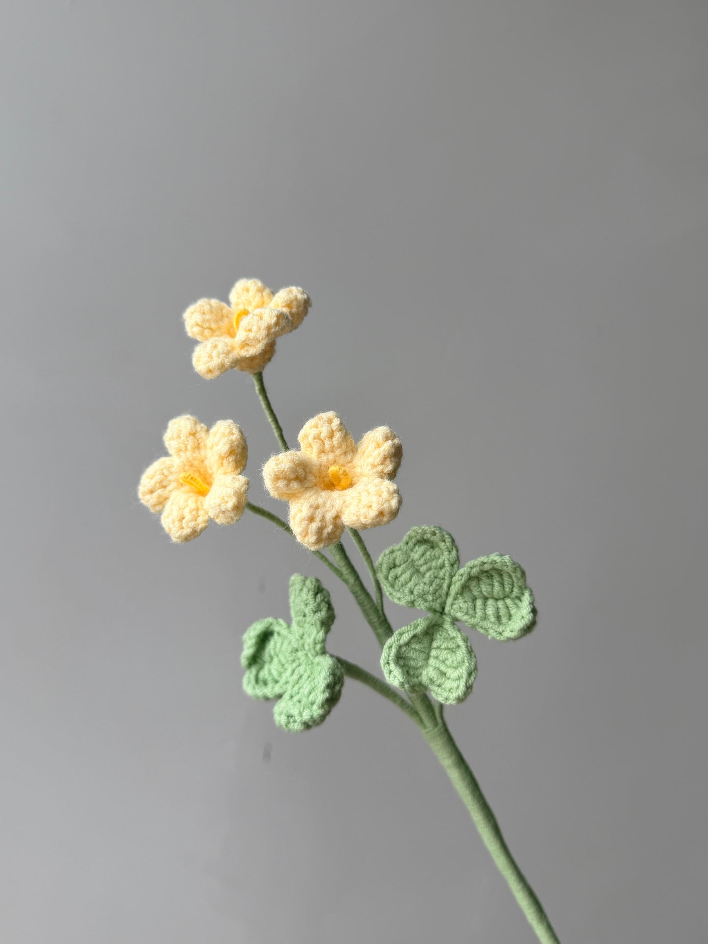 Oxalis Crochet Flower Stem