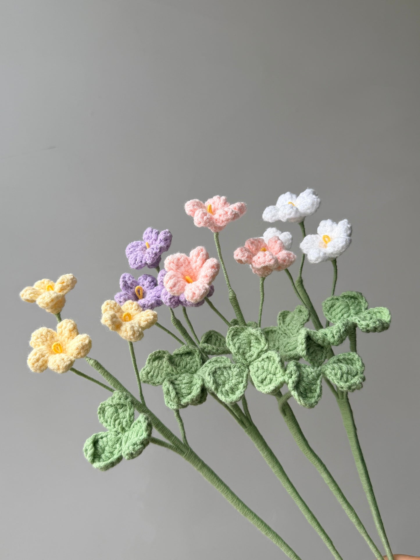 Oxalis Crochet Flower Stem
