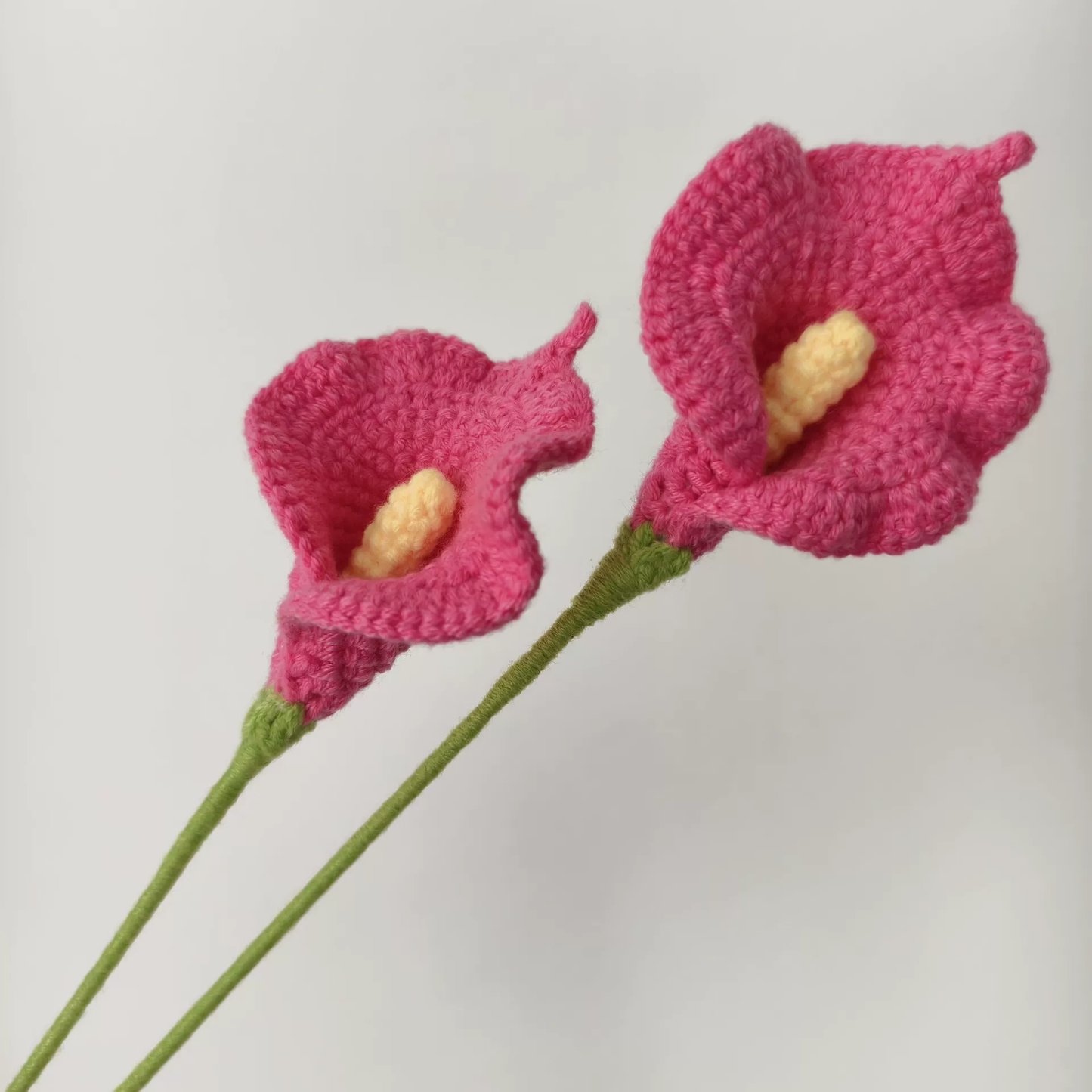 Calla Lily Crochet Flower Stem