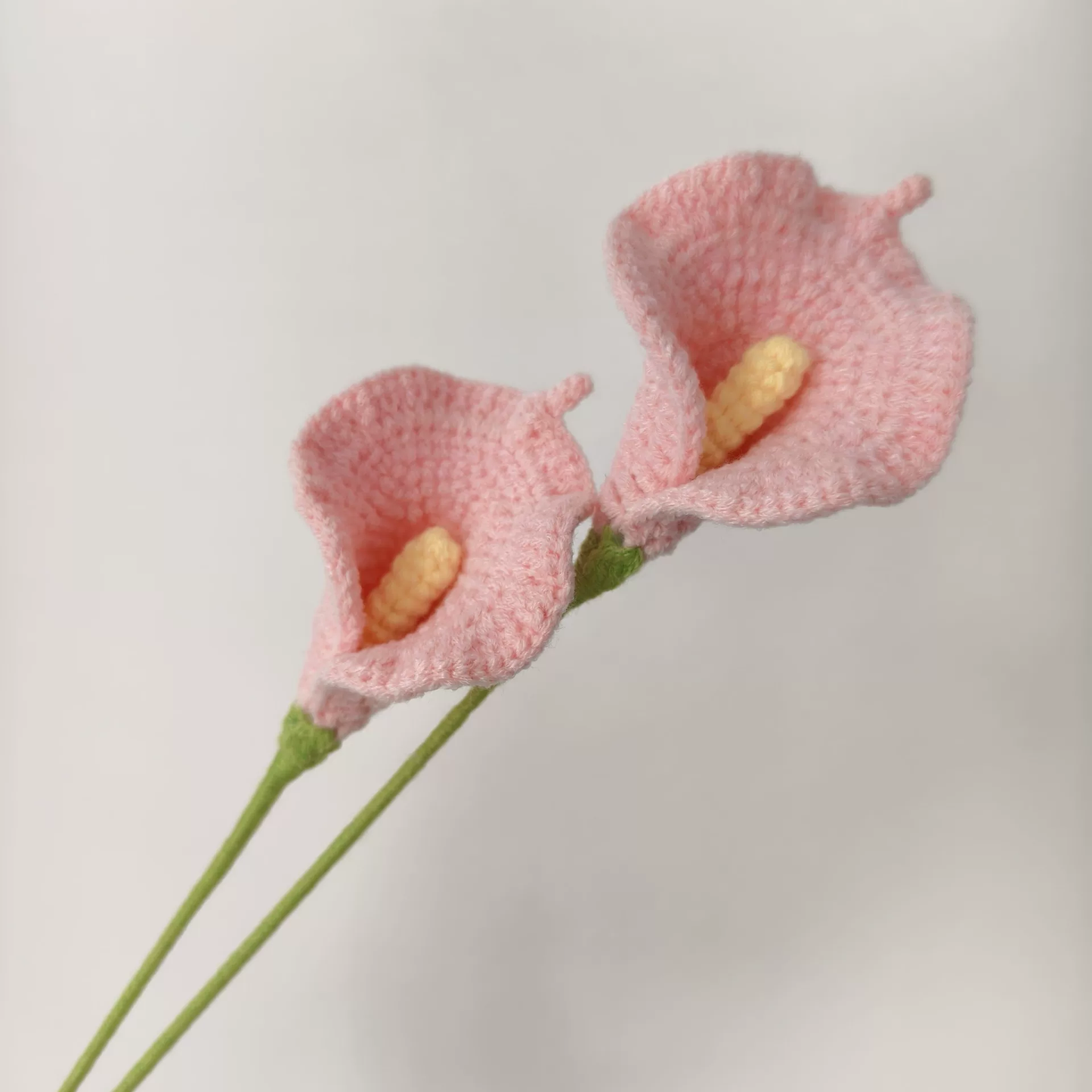Calla Lily Crochet Flower Stem