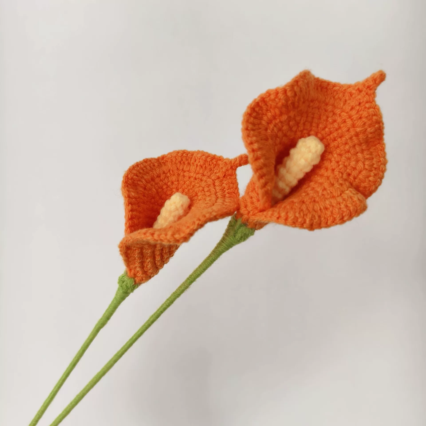 Calla Lily Crochet Flower Stem