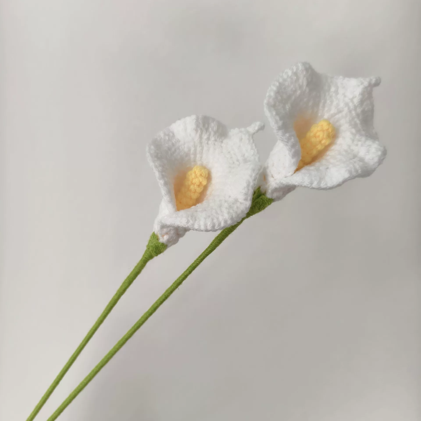 Calla Lily Crochet Flower Stem