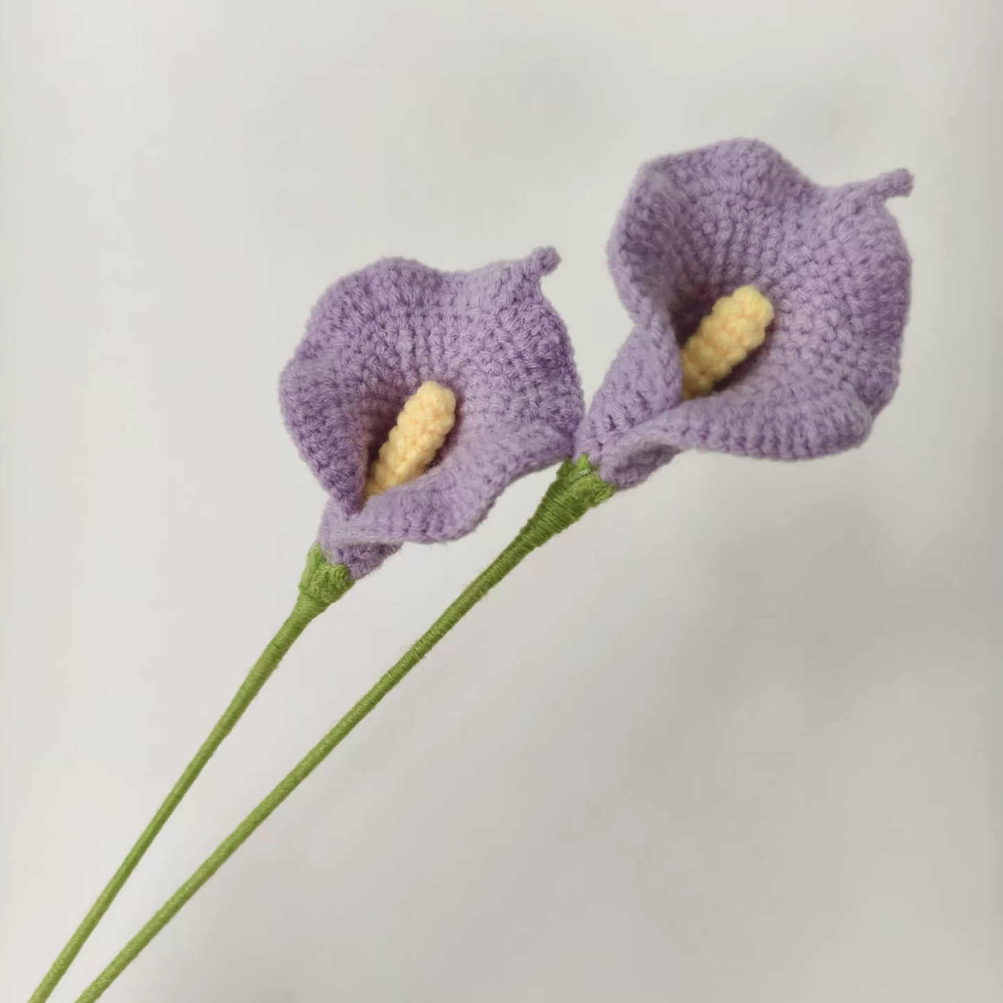 Calla Lily Crochet Flower Stem