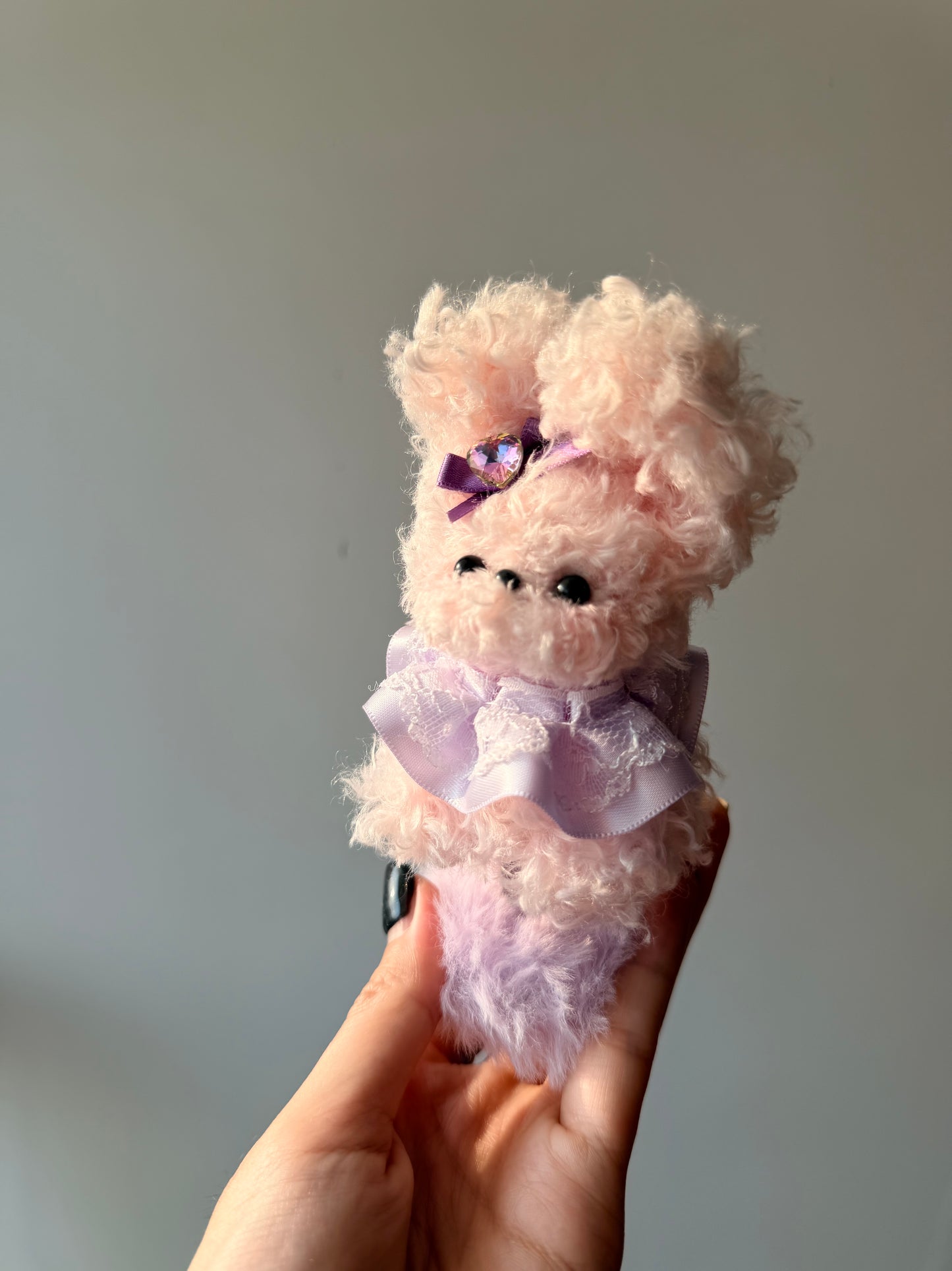 Handmade Chenille Animal Toy, Spring Base Art Doll, Collectible Desk Decoration