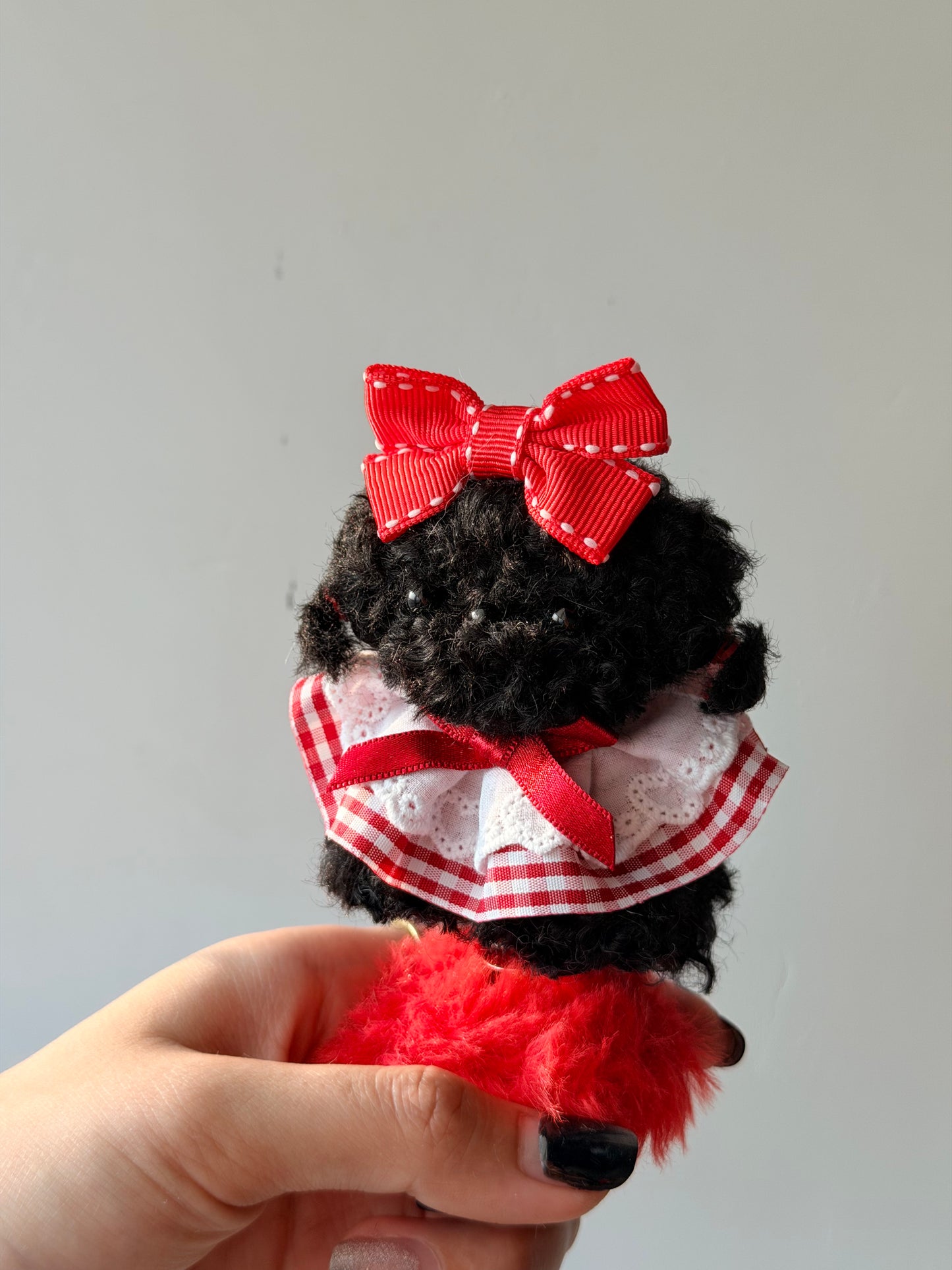 Handmade Chenille Animal Toy, Spring Base Art Doll, Collectible Desk Decoration