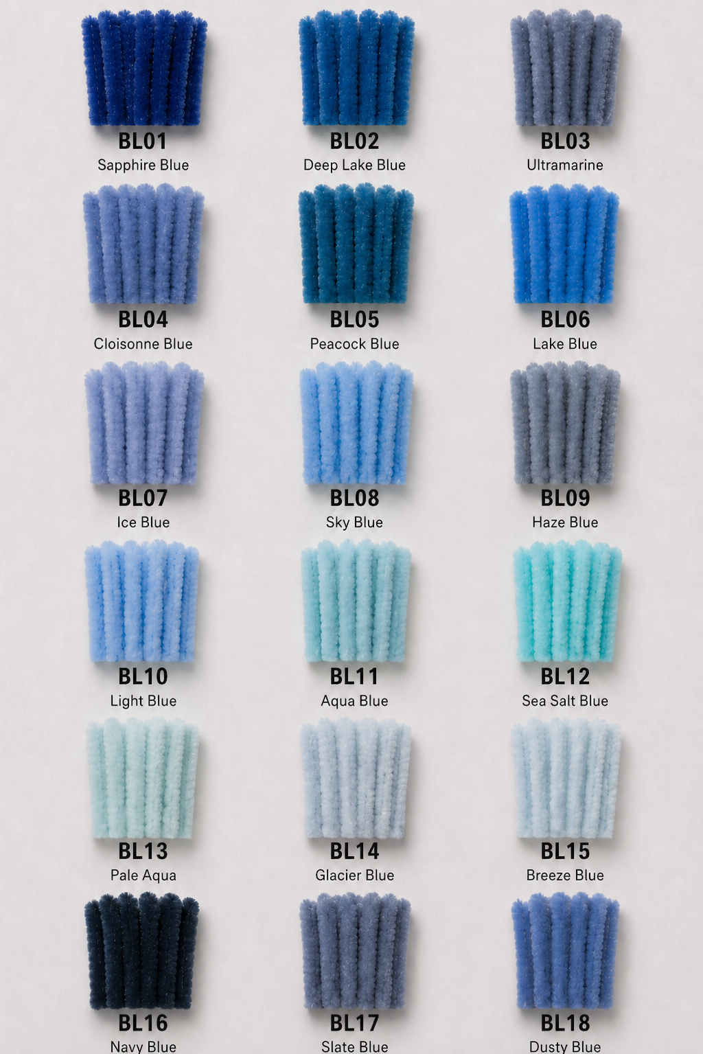 100pcs 8mm Super Dence Pipe Cleaner 30cm, DIY Flower Making Supplies Chenille Stem 104 Colors Available