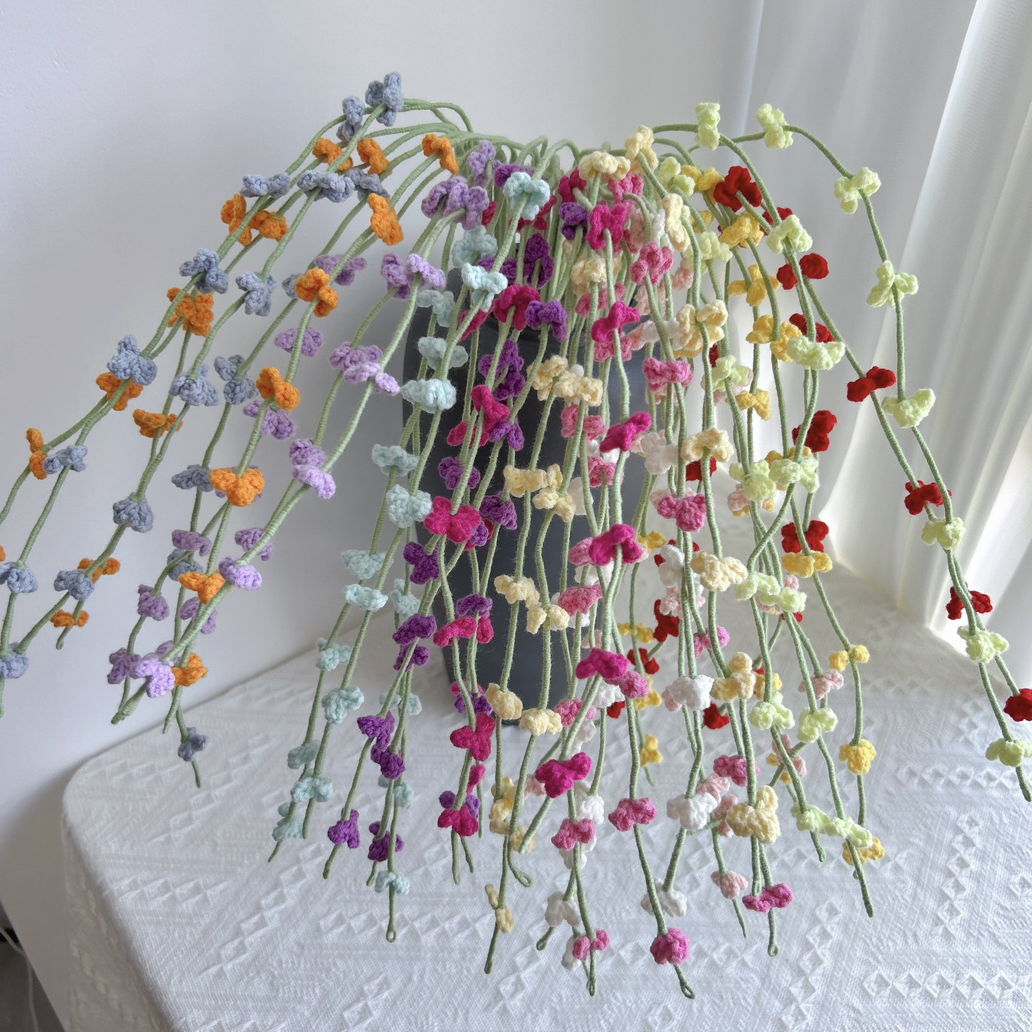Mondo Grass Crochet Flower Stem