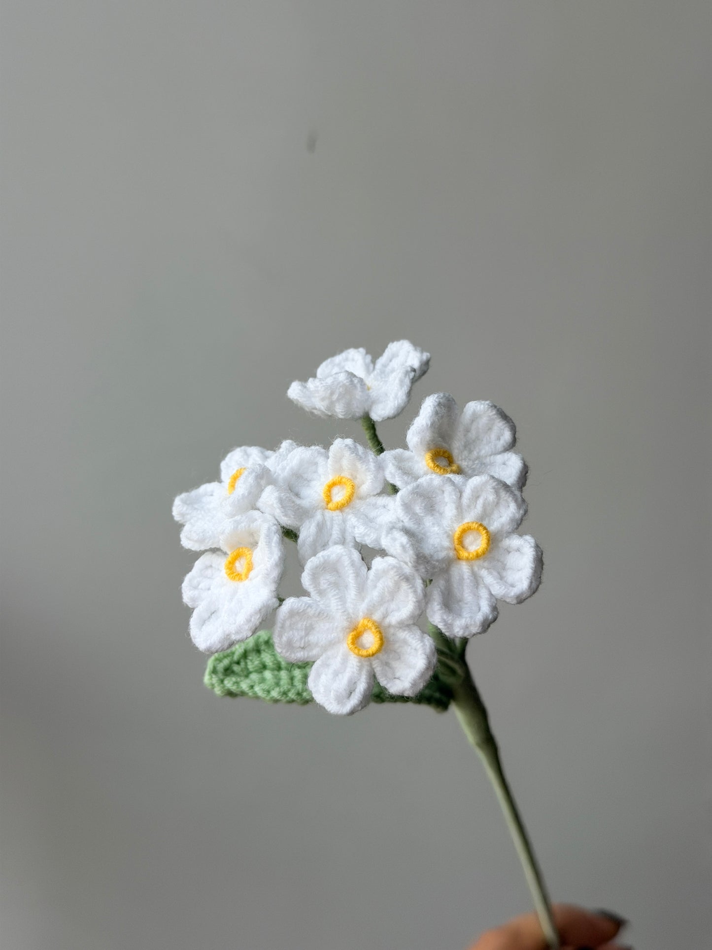 Forget me not Crochet Flower Stem