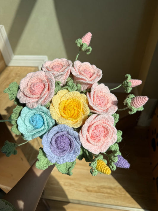 Rosa Crochet Flower Stem