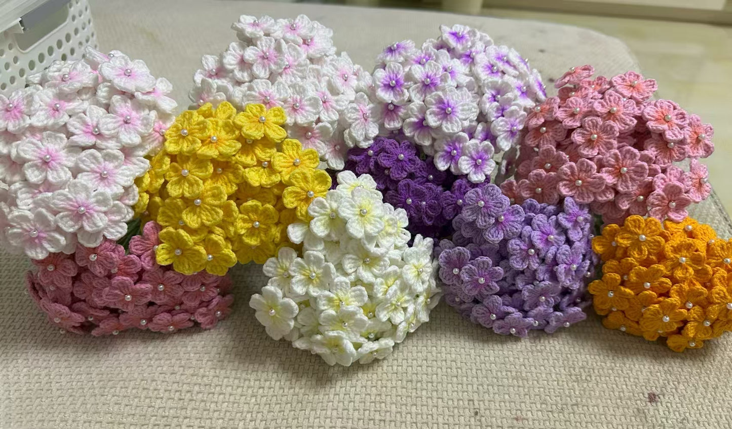 Forget me not Crochet Flower Stem