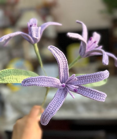 Erythronium Crochet Flower Stem