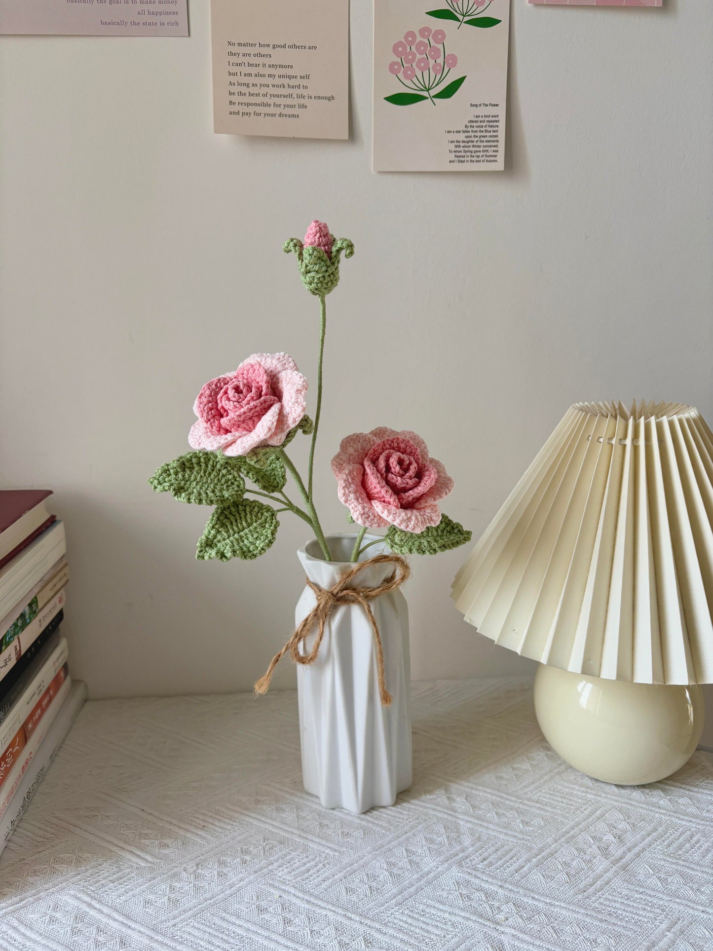 Rosa Crochet Flower Stem