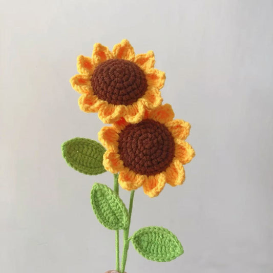 Sunflower Crochet Flower Stem
