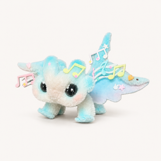 Musical Note Poseable Mini Pipe Cleaner Dragon Handmade Gift