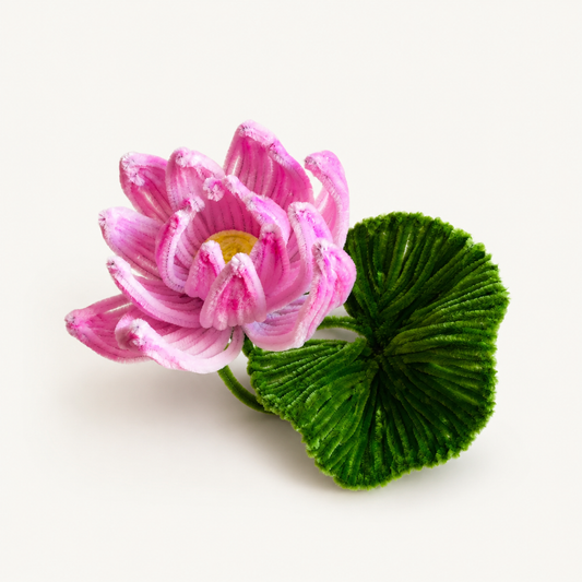 Pipe Cleaner Lotus DIY Kit 180Pcs Extra Dense Chenille Stems Handmade