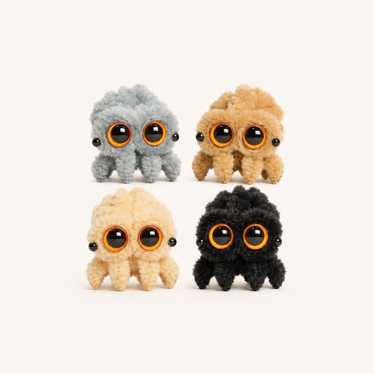 Pipe Cleaner Mini Spider Handmade Cute Desk Buddy Lucas Spider Gift