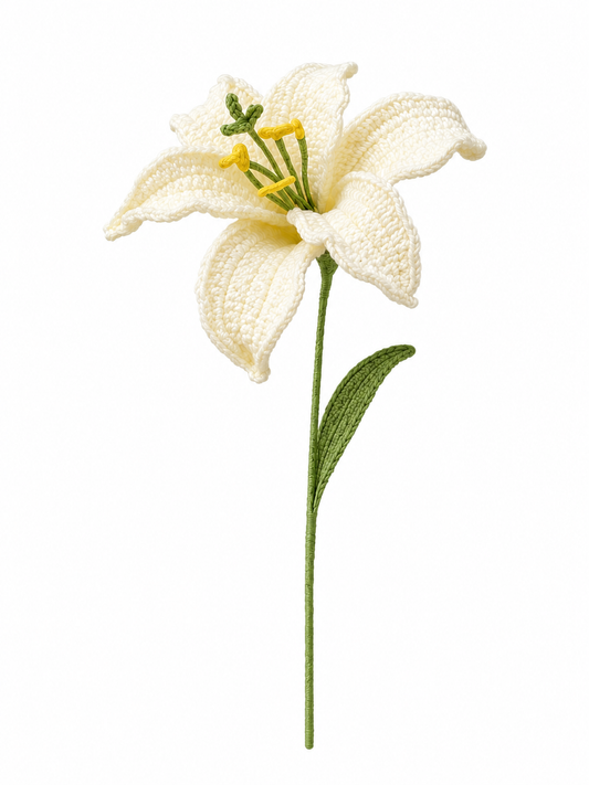 Lily Crochet Flower Stem