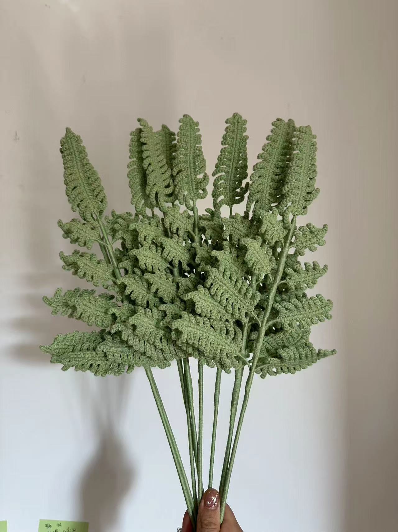 Fern Crochet Flower Stem