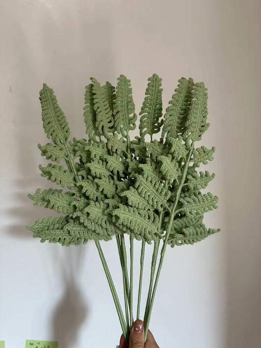 Fern Crochet Flower Stem