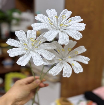 Lewisia Crochet Flower Stem