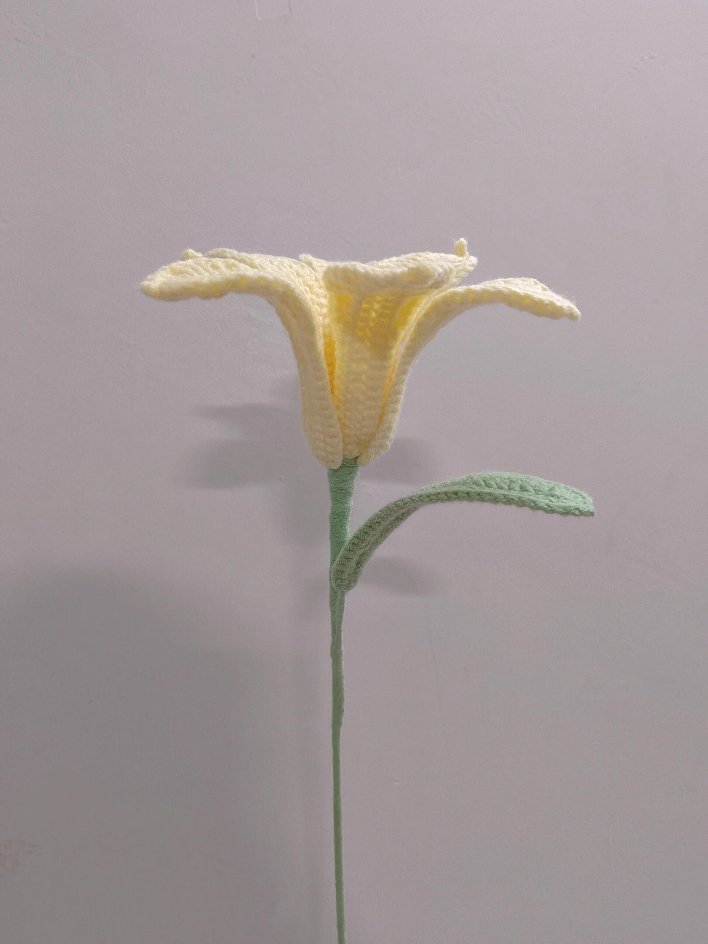 Peruvian Lily Crochet Flower Stem