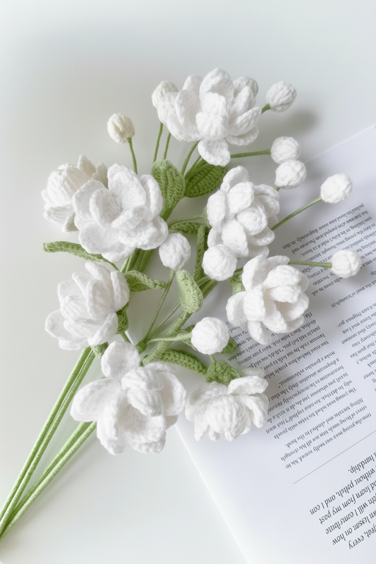 Jasmine Crochet Flower Stem
