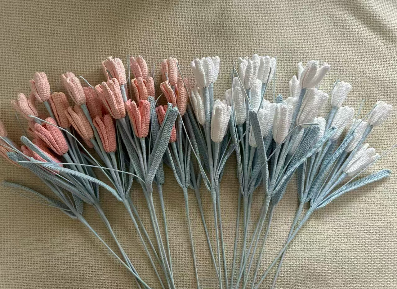 Rain Lily Crochet Flower Stem