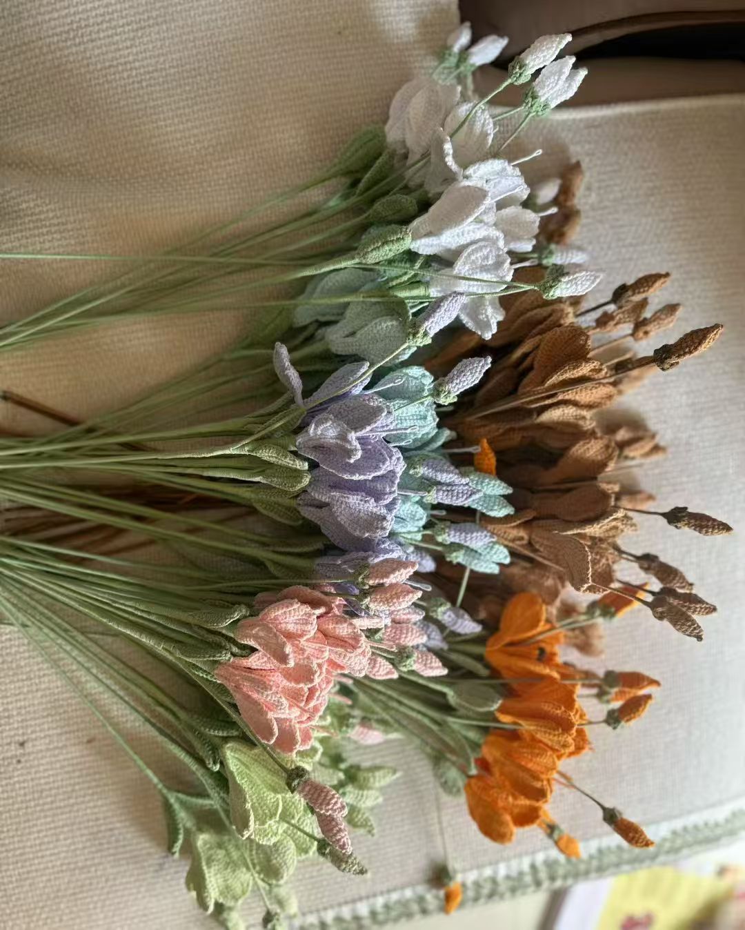 Azalea Crochet Flower Stem