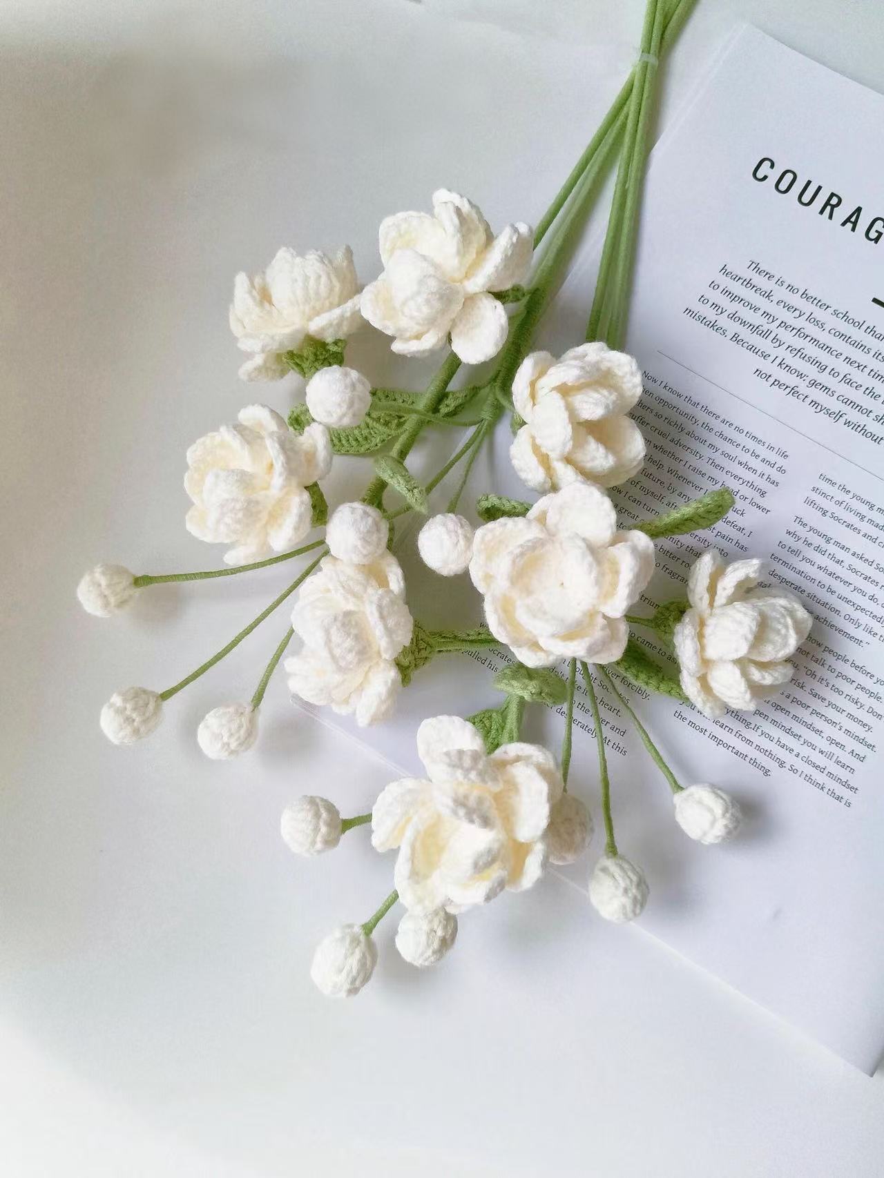 Jasmine Crochet Flower Stem