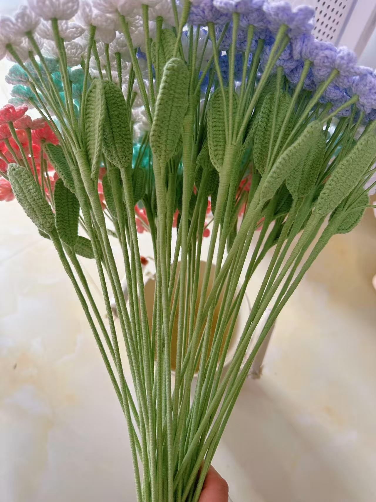 Forget me not Crochet Flower Stem