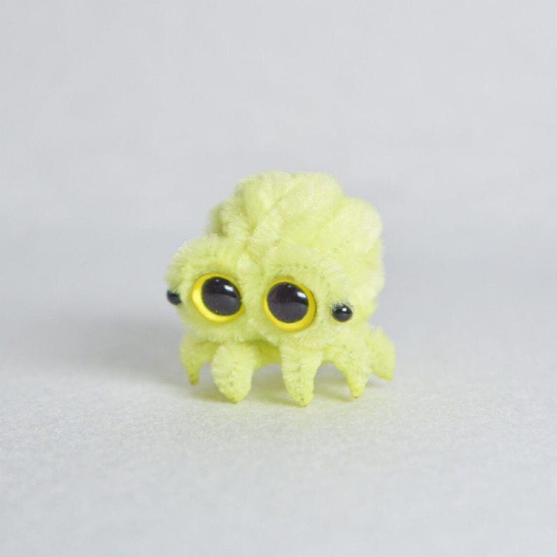 Pipe Cleaner Mini Spider Handmade Cute Desk Buddy Lucas Spider Gift