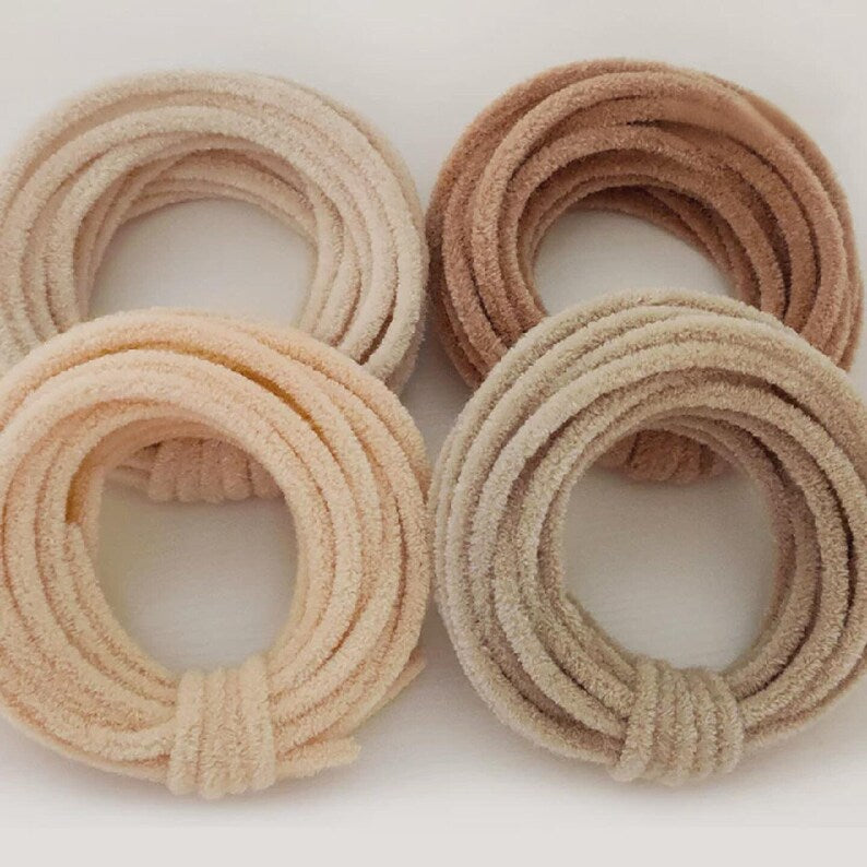 3Pcs 9mm×120cm Wool Pipe Cleaners for DIY Crafts